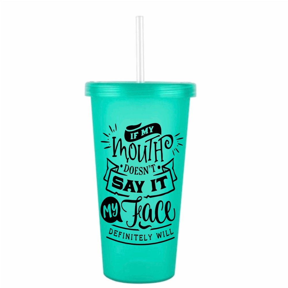 24 oz tumblers holds hot or cold drinks.